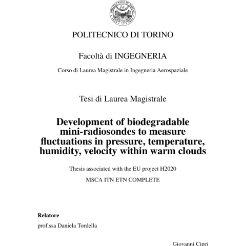 Master thesis